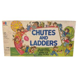 New in box Vintage 1979 Chutes and Ladders - Milton Bradley No. 4555